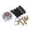 Universal Universal Silver Fuel Pressure Regulator Manual Adjustable For Carburetor Engine 5