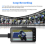 Motorcycle Dash Cam Front Rear Camera Display Motorbike DVR System Night Vision 6