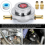 Universal Universal Silver Fuel Pressure Regulator Manual Adjustable For Carburetor Engine 2