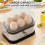 Compact Electric Egg Cooker Boiler Hard Medium Soft Boiled Fits 6 Eggs 7