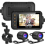 Motorcycle Dash Cam Front Rear Camera 3 inch Display Motorbike DVR System 4