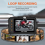 Motorcycle Dash Cam Front Rear Camera 3 inch Display Motorbike DVR System 5