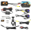 Motorcycle Dash Cam Front Rear Camera 3 inch Display Motorbike DVR System 7