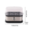 Compact Electric Egg Cooker Boiler Hard Medium Soft Boiled Fits 6 Eggs 6