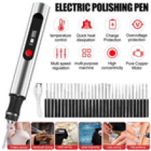 Mini Cordless Rechargeable Grinding Pen Electric Engraving Pen Kit with 30 Bits