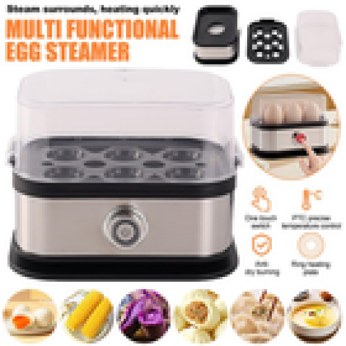Compact Electric Egg Cooker Boiler Hard Medium Soft Boiled Fits 6 Eggs 2