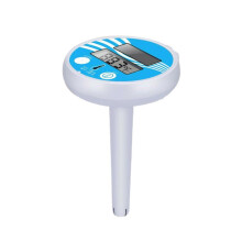 Sun-Kissed Precision, Floating Pool Temperature Gauge Offers Solar-Powered Accuracy, LCD Display Water Thermometer for Your Swimming Adventures