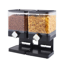 Dry Food Portion Control Dispenser Keeps Your Cereals And Snacks Fresh Long Term Hermetically Sealed Storage Container Compact Design Easy To Operate