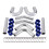 Kit de tubería de intercooler 76 mm 3.0" - for tuberías de intercooler 1