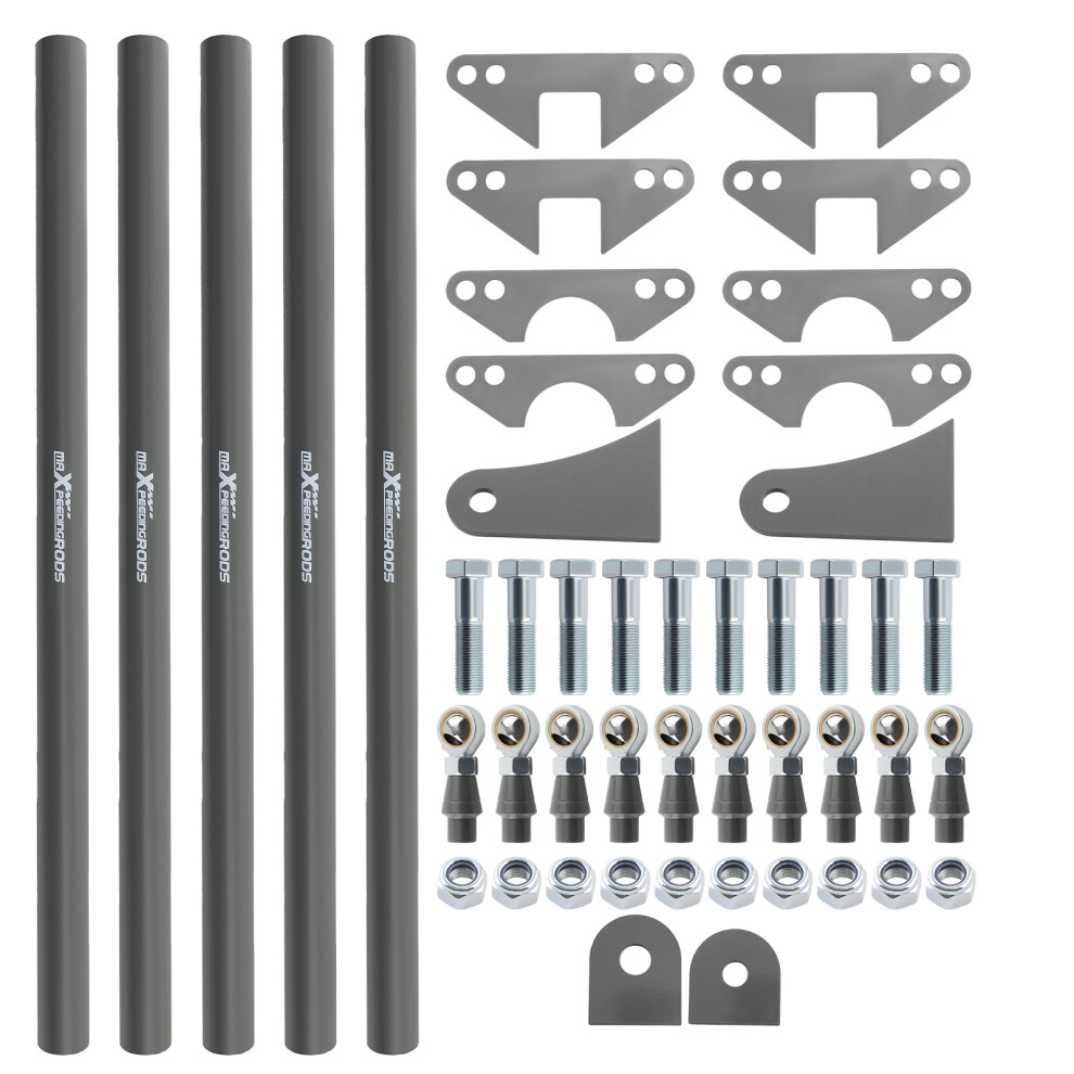 Weld On Parallel 4 Link Suspension Kit Hot Rod Rat Truck 5 Bars Universal New 6941324403723