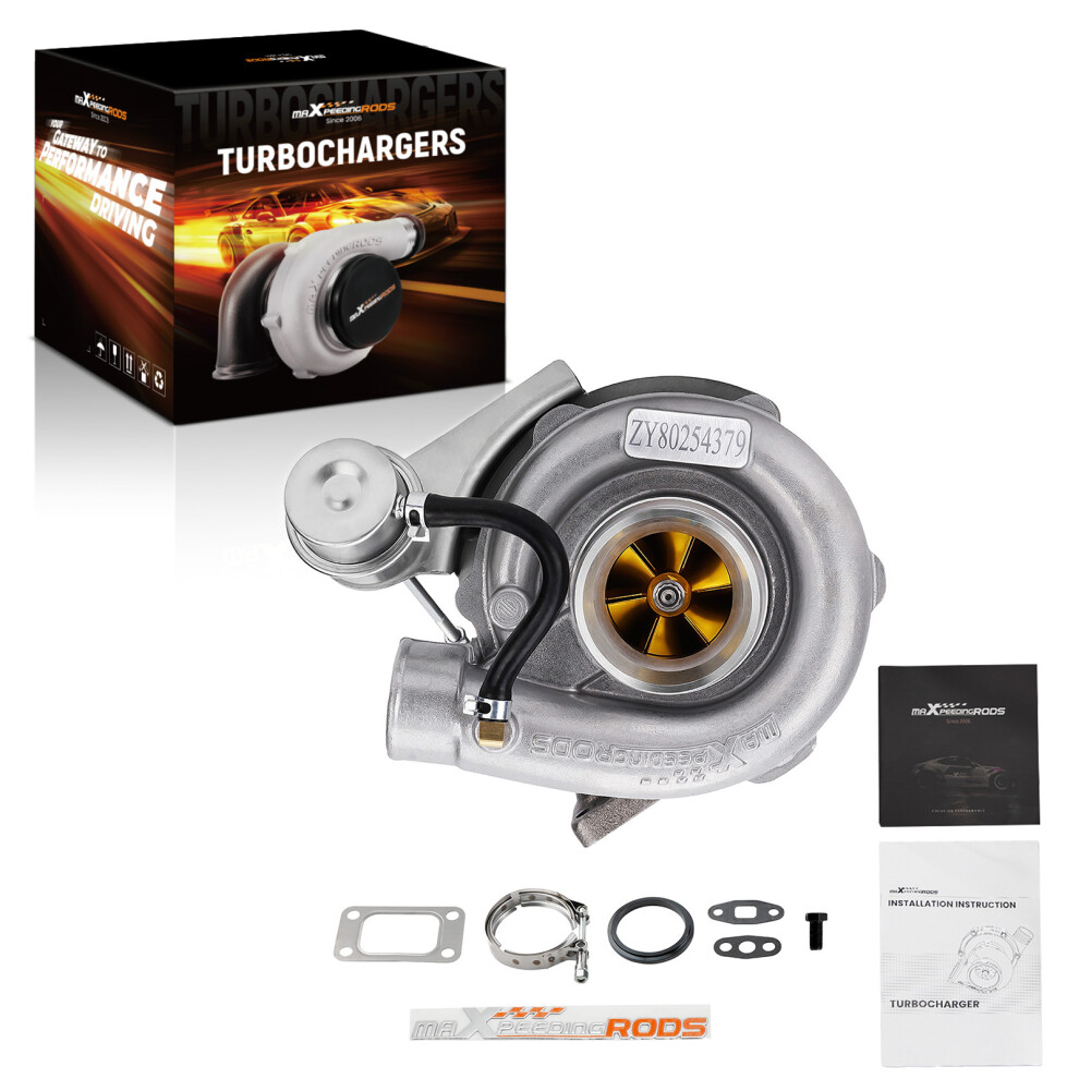 T04e Billet Turbo T3 4 Bolt V-Band Universal Turbocharger For 1.5-2.5L 4 6 Cyl 6971529520529