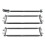 Weld On Parallel 4 Link Suspension Kit for Rat Truck 5 Bars Rear 4