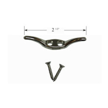 2 1/2" Shiny Nickle CORD CLEAT for Pleated / Cellular Shades & Horizontal Blinds