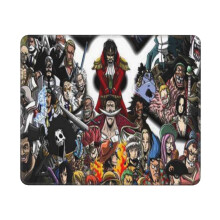 Tapis de souris monobloc avec bords cousus, base en caoutchouc antidérapante, tissu Lycra lavable, compatible avec ordinateurs et ordinateurs