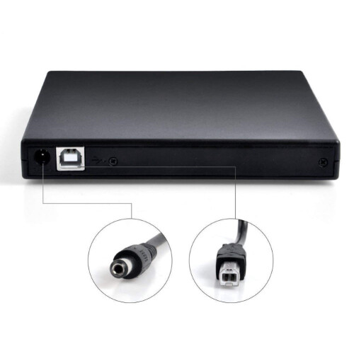 SUSUchens Εξωτερική μονάδα οπτικού δίσκου USB2 0Combo DVD ROM, μονάδα ανάγνωσης CD VCD για φορητό 2