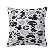 Mickey Mouse Cartoon Pillowcase Decorative Throw Pillow Covers, For Sofa Home Decor, Choose Happy Seasonal Couch Cushion Case 22"X22"