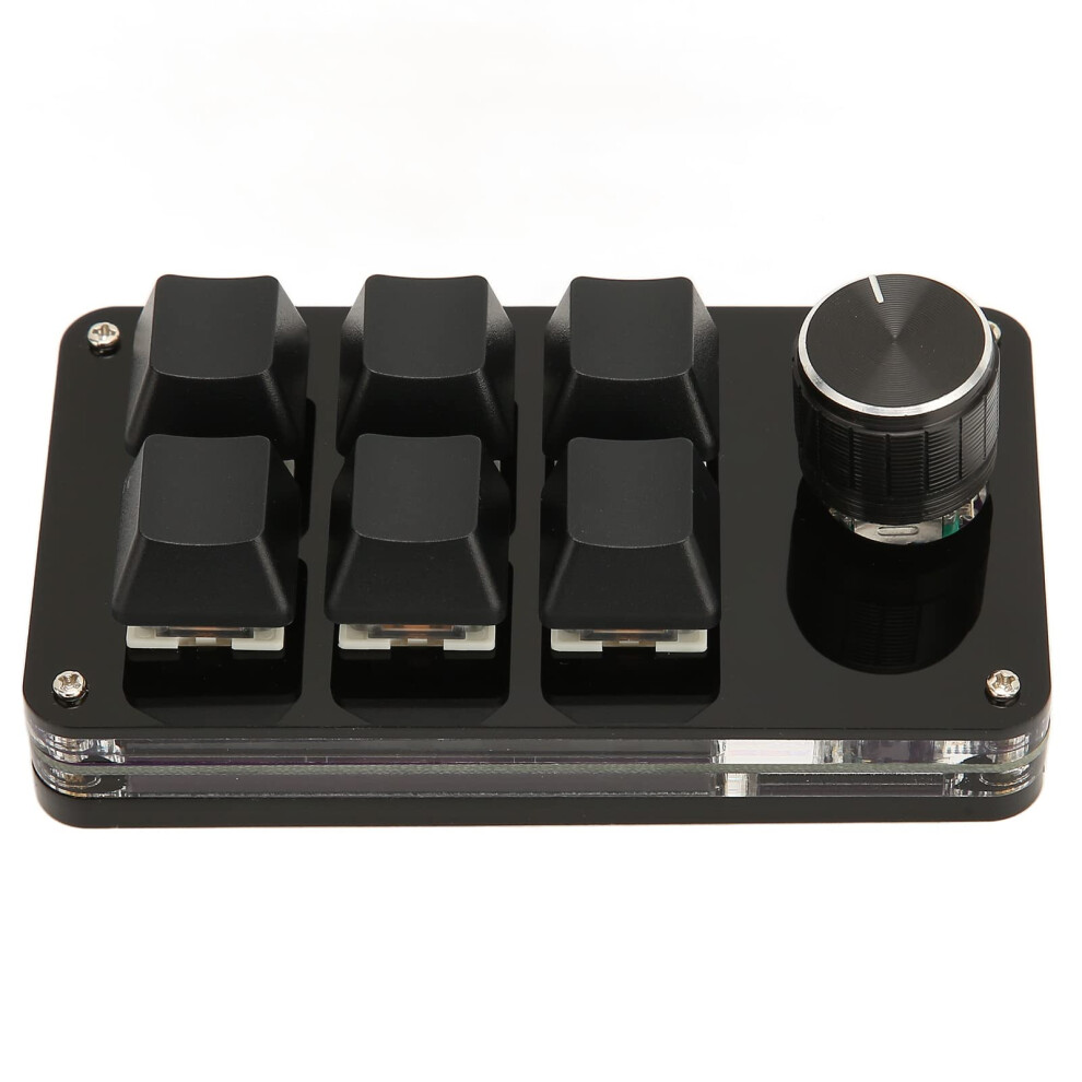 Programmable Gaming Keypad With Multifunction Control Knob, Usb Mini Mechanical Keyboard For Gaming And Office 9164114000361