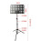 Adjustable Music Stand with Foldable Portable Design Pink DualUse Floor and Desktop 2