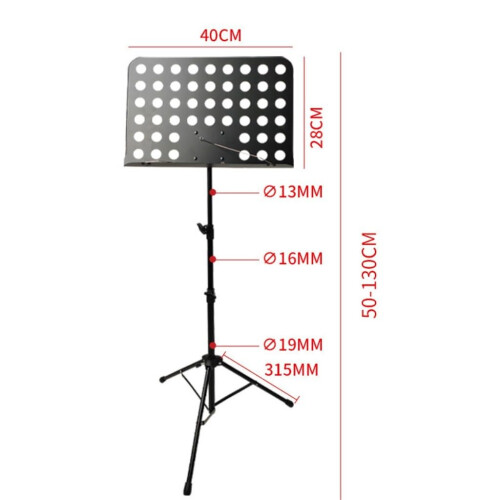Adjustable Music Stand with Foldable Portable Design Pink DualUse Floor and Desktop 1