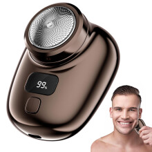 Electric Shaver for Men Waterproof Cordless Beard Trimmer Rechargeable Close Shave LED Display