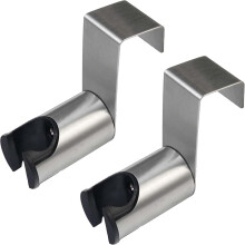 2 Pack Stainless Steel Bidet Sprayer Holder Wall Mount Bracket for Handheld Toilet Shower