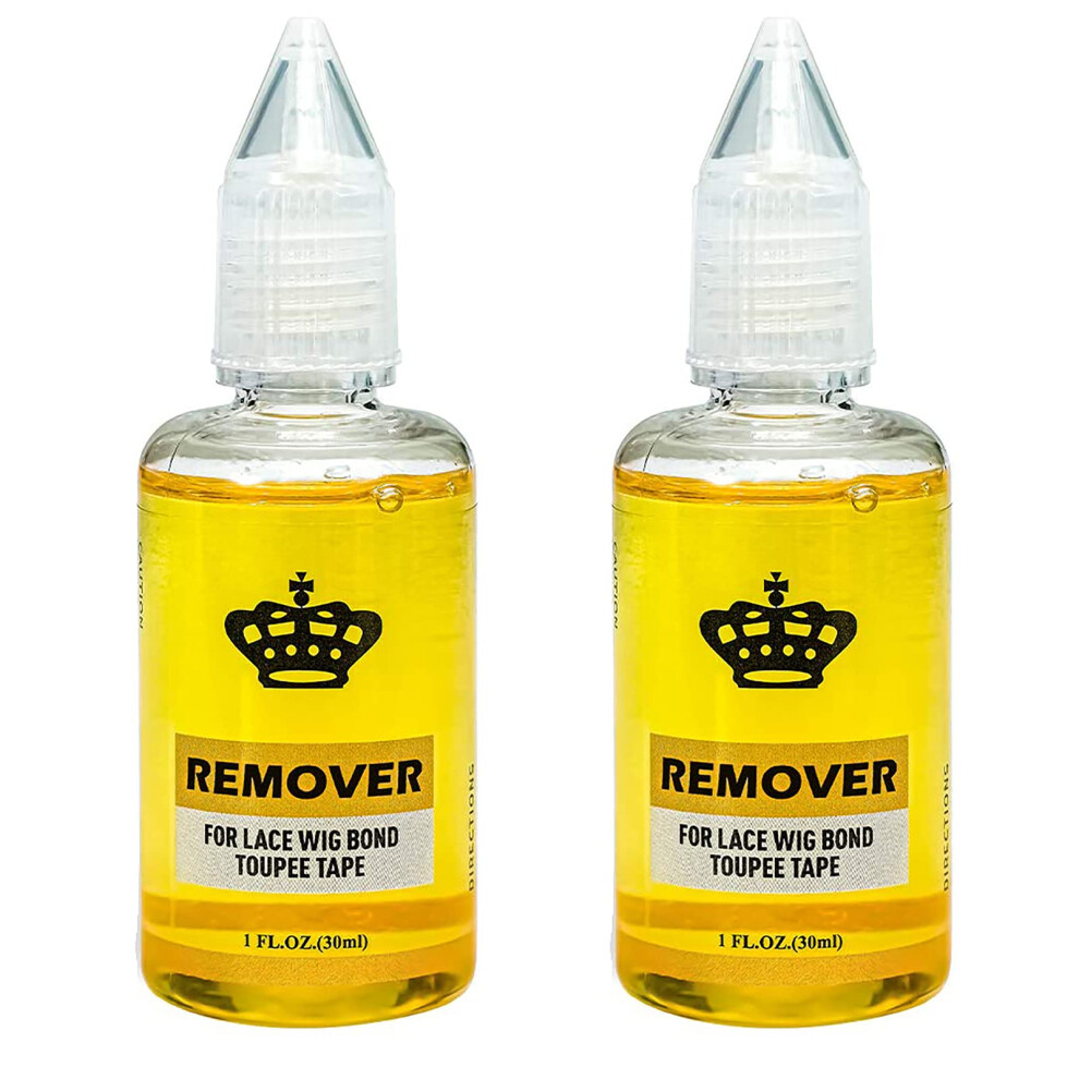 Unisex Wig Glue Remover For Lace Wigs Waterproof Adhesive Dissolver Residue Care 2 Bottle Pack