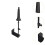 Trombone Wall Mount Hanger, Space Saving Iron Rack for Secure Display in Home or Studio 3