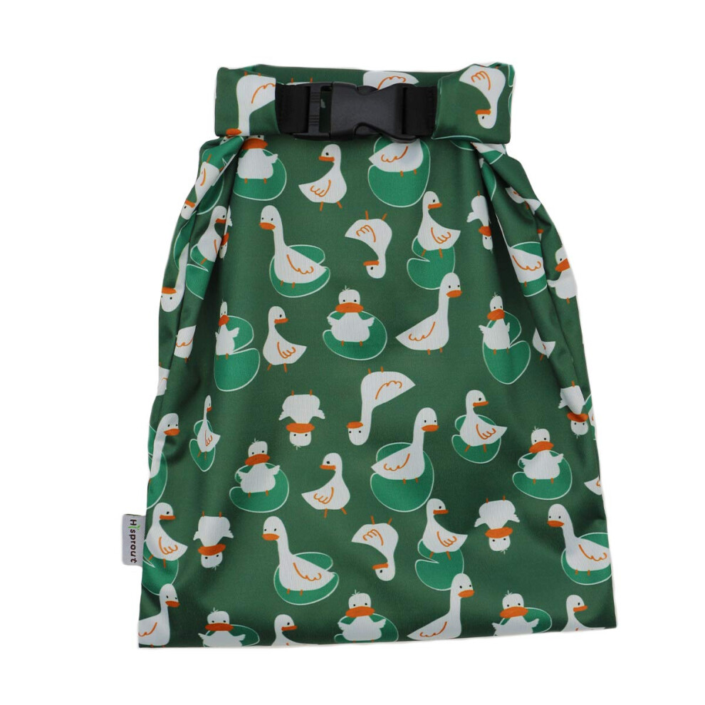 Grab And Go Waterproof Washable Reusable Buckle Design Diaper Wet Bag (Duckling) Hisprout