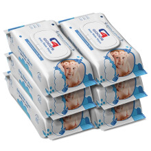 G4GOODS Water Baby Wipes (480 Counts - 6 Packs), made with 99% water and gentle for effective cleaning on delicate baby skin Sensitive Cleans Cares P
