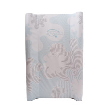 BabyDam SuperMax Anti-Roll, Wedge Baby Changing Mat - Easy to Clean - 70 x 45cm Blue/White