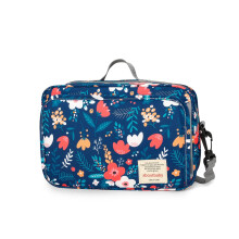 MEYTEILAY Baby Nappy Bag Small Portables Stroller Storage Bag Waterproof Hanging Diaper Bag for Baby Going Out(Blue Flower)