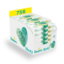 Pampers Harmonie Coco Baby Wipes 18 Packs = 756 Wipes