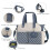 Lmbabter Diaper Bag Nappy Bag, blue / beige, One Size 6