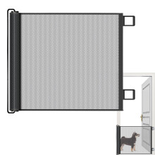 Retractable Dog Gate, Retractable Gate For Babies And Pets, No Drilling Mesh Safety Dog Gate For Stairs, Doggy Barrier, For Outdoor/Stairs/Doorways/H