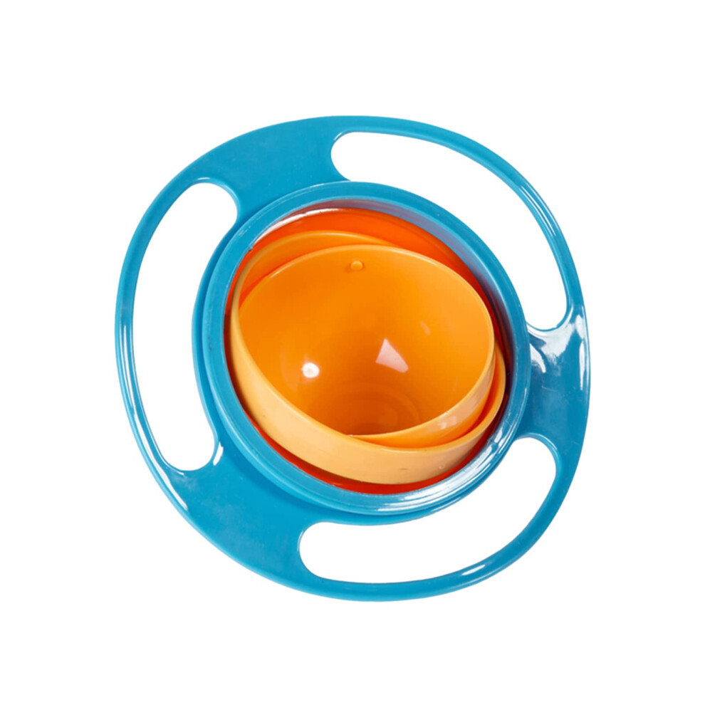 Non-Spill 360 Degrees Gyro Bowl With Lid - Unspillable Magic Snack Bowl For Babies, Kids & Toddlers Holdes