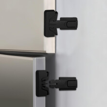 BOHUIZ 2 PCS Safety Child Proof Refrigerator Lock, Upgrade Refrigerator/Fridge/Freezer Door Lock for Children Kids Toddlers No Tools Required and Eas
