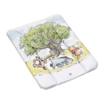 keeeper Winnie The Pooh Baby Changing Mat, for Tables, Desks, Countertops and More, Comfortable Surface, Easy to Clean, Amelia, White