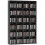 CD Storage Unit with Adjustable Shelves, 89 x 130.5 cm, Black 1