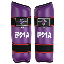 (X-Small) Semi Contact Elite Kickboxing Shin Guards - Purple
