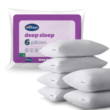 Silentnight Deep Sleep Pillow Pack of 6 - Soft Hotel Bed Pillows 6