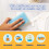 Scrub Daddy Sponge Daddy, Dual Sided Sponge Scrubber, Dish Sponges for 7