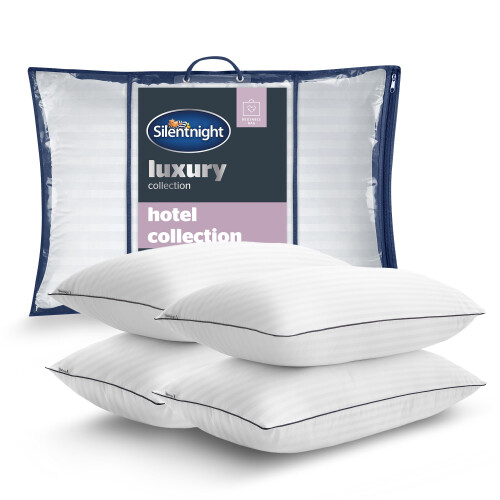 Silentnight Silentnight Luxury Hotel Collection Piped Pillow - Hotel Quality