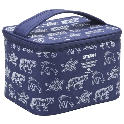 Smash Smash RPET Cube Insulated Lunch Bag/Box, Navy, Cube Bag 2