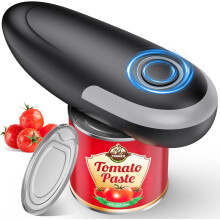Electric Can Opener, One Touch Electric Tin Opener with Smooth Edgeand