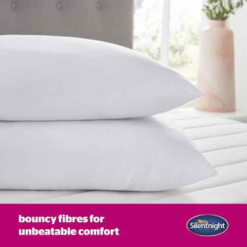 Silentnight Silentnight Ultrabounce Pillows Pack of 6 – Medium Support Soft Bouncy 2