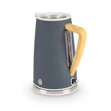 Swan SK14610GRYN Nordic Cordless Jug Kettle with Fast Boil Technology,