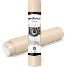 TECKWRAP Permanent Adhesive Vinyl 12" x 10ft, Matte Beige