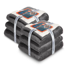 Silentnight Heat Genie Self Heating Giant Blanket - Cosy Warm Sherpa