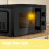 COMFEE' 20L Compact Microwave, 700W Black Solo Manual Microwave with 5