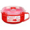 Sistema Microwave Collection Breakfast Bowl, Red, 28.7oz./850ml 1